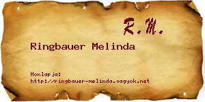 Ringbauer Melinda névjegykártya